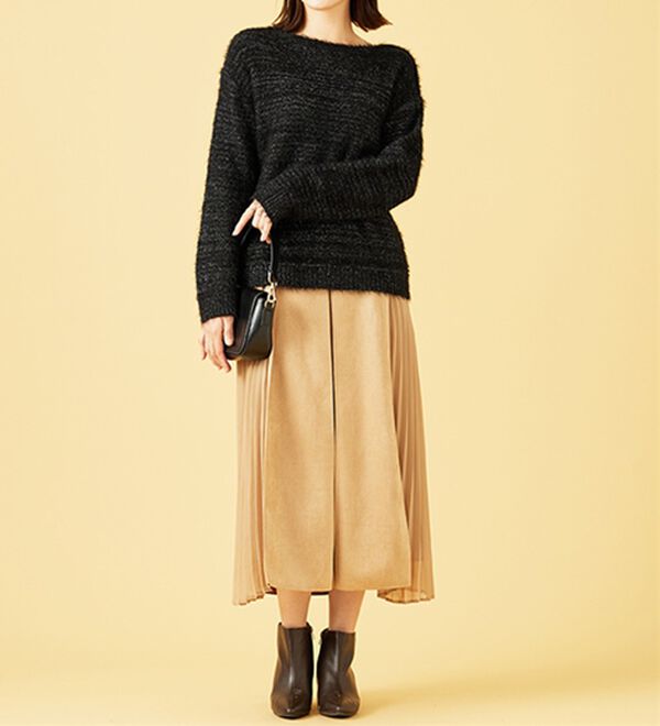 BELLUNA（ベルーナ）の「ふわふわシャギープルオーバー（ニット・セーター）」｜詳細画像