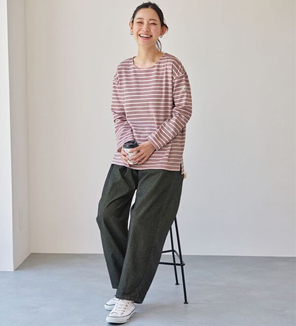 BELLUNA（ベルーナ）の「＜＆ｃｏｃｏｃｈｉ＞ゆったりパンツ（フルレングスパンツ）」｜詳細画像