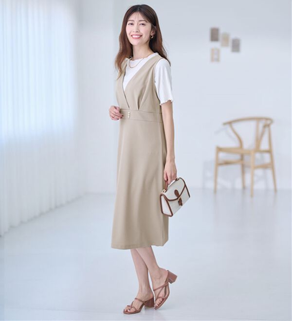 RIM.ARK Refined jumper SK リファインジャンパースカート RIM.ARK（リムアーク）の「Refined jumper SK リファイン