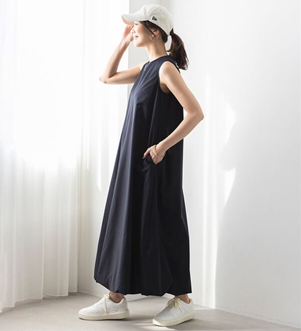 BELLUNA（ベルーナ）の「【UNDOVE】機能満載！はっ水！バルーンワンピース（その他ワンピース）」｜詳細画像