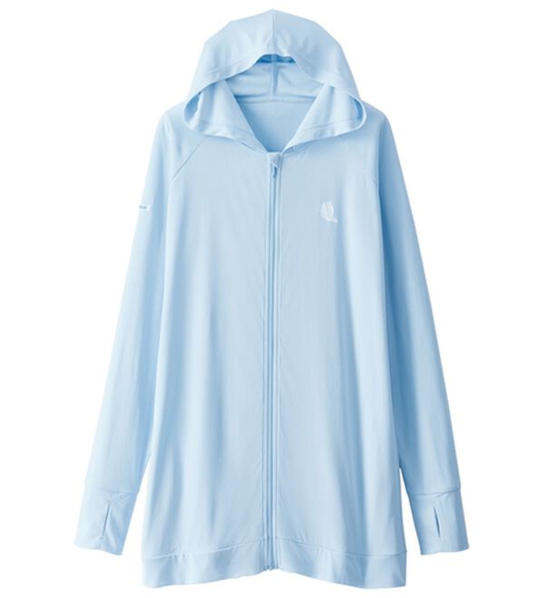 BELLUNA（ベルーナ）の「＜ＳＥＡ　ＢＲＥＥＺＥ＞ＵＶ対策！ひんやりラッシュガード（パーカー）」｜詳細画像