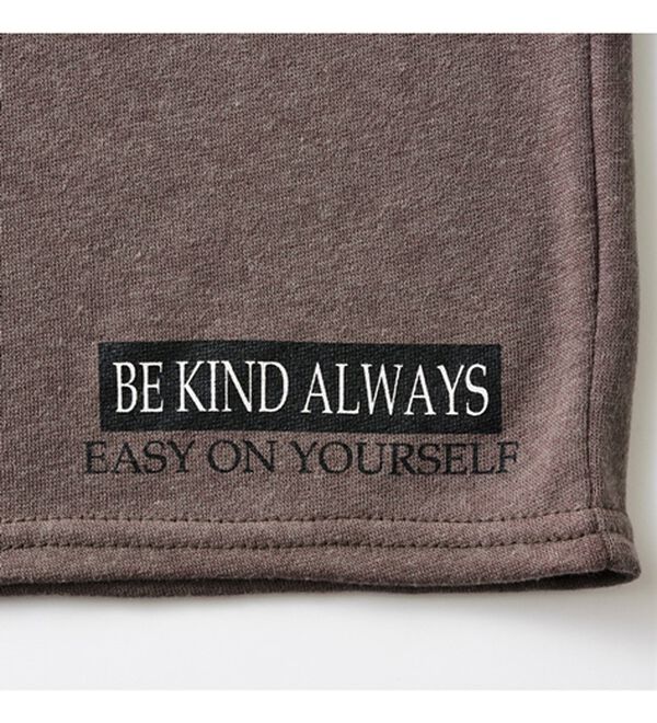 「スウェットロゴプルオーバー＆ハーフパンツセット（パジャマ・ルームウェア）」｜詳細画像