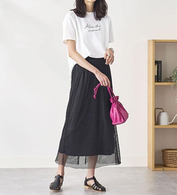 BELLUNA（ベルーナ）の「ヒンヤリ！綿１００％大人顔サマ見えＴシャツ（Tシャツ）」｜詳細画像