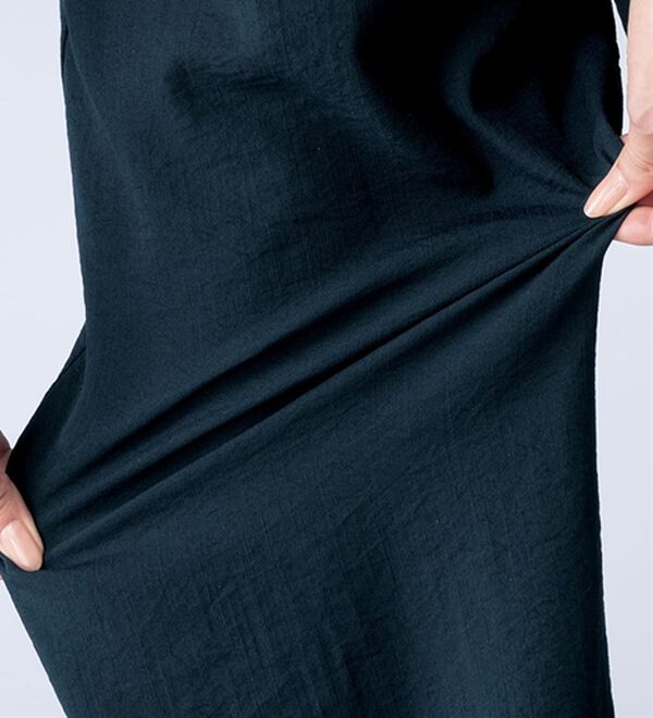 ルフラン（ルフラン）の「強撚スラブ釦デザインパンツ（フルレングスパンツ）」｜詳細画像