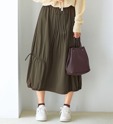 BELLUNA（ベルーナ）の「コロンと可愛いコクーンスカート（ロングスカート）」