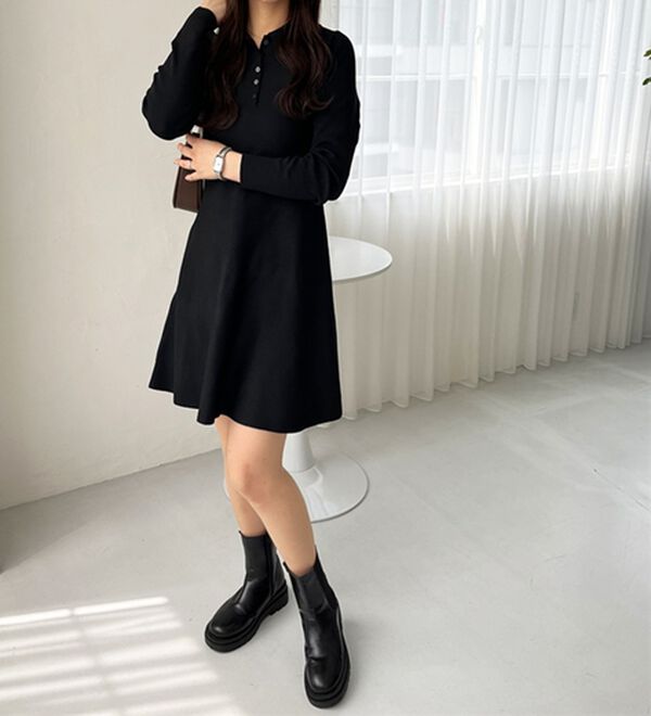 GeeRA（ジーラ）の「ペプラムニットミニワンピース（その他ワンピース）」｜詳細画像