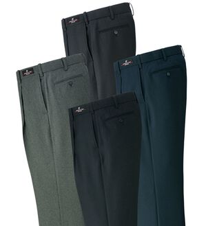 「【４本組】＜コムルヴァン・オム＞紳士のすっきりスラックス（メンズスラックス）」｜4本組