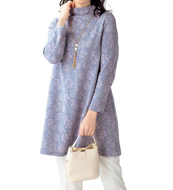 ルフラン（ルフラン）の「日本製華やかジャカードチュニック（チュニック）」｜詳細画像