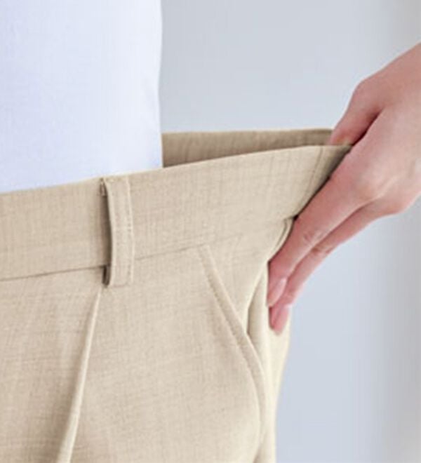 BELLUNA（ベルーナ）の「リネンタッチ美脚タックワイドパンツ（フルレングスパンツ）」｜詳細画像