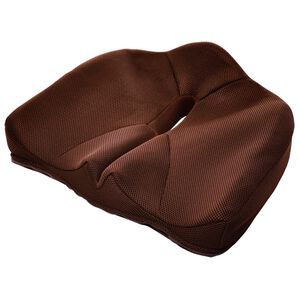 「腰痛対策クッション（クッション・クッションカバー）」｜ブラウン