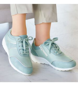 BELLUNA（ベルーナ）の「５Ｅ切替デザインレースアップシューズ（スニーカー）」｜ミント