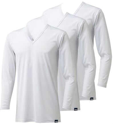 「【３枚組】＜フィラ＞ホットテック　柔らか裏起毛インナー（メンズ肌着・インナーウェア）」