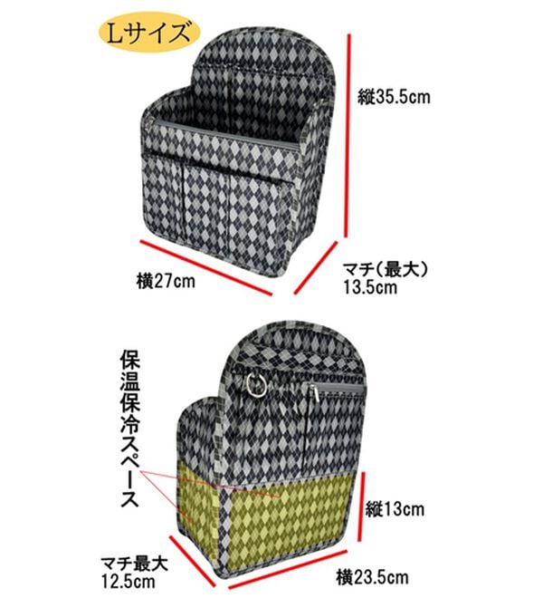 BELLUNA（ベルーナ）の「保温保冷スペース付リュックインバッグ（ポーチ）」｜詳細画像