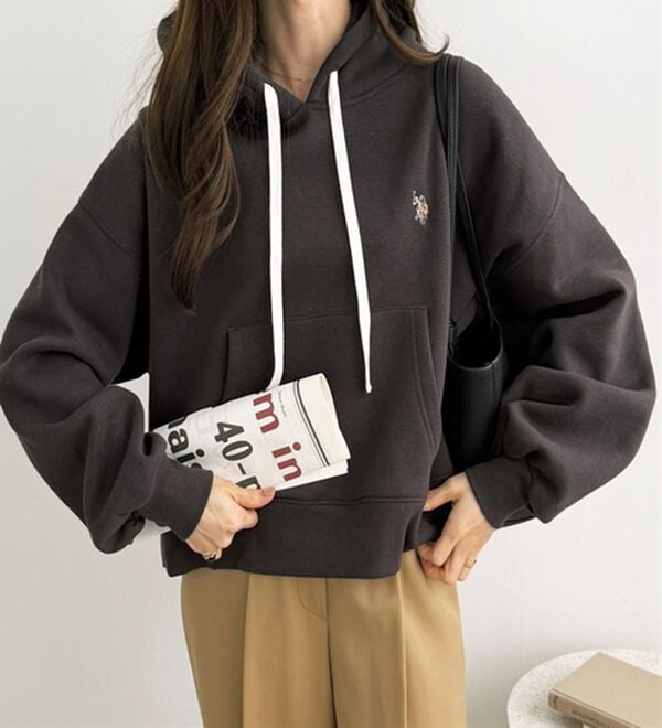 GeeRA（ジーラ）の「【U.S. POLO ASSN.】選べる２丈！フード刺繍裏起毛パーカー（パーカー）」｜詳細画像