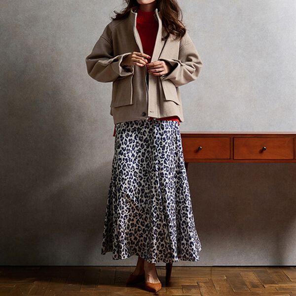 RANAN（ラナン）の「スタンドショートコート（ブルゾン）」｜詳細画像