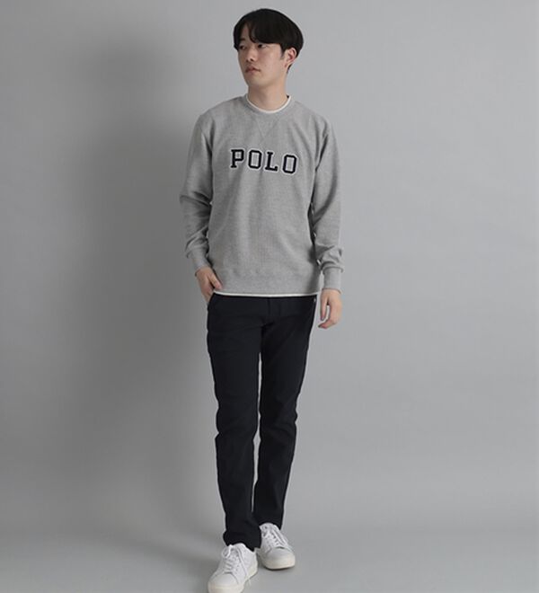 「【２本組】＜ポロ・ビーシーエス＞紳士の１６０％ストレッチチノパンツ（メンズフルレングスパンツ）」｜詳細画像