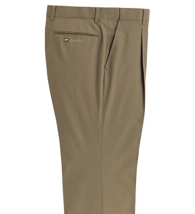 「＜ゴールデンベア＞しわになりにくい綿タッチスラックス（メンズスラックス）」