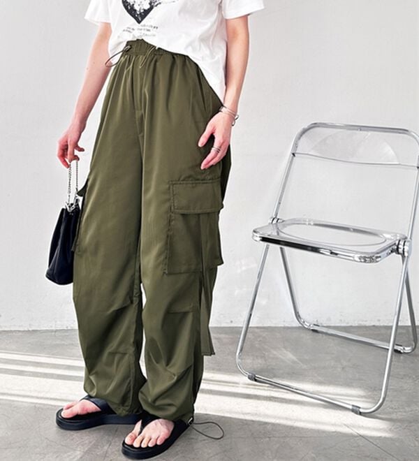 GeeRA（ジーラ）の「サイドリボンカーゴパンツ（その他パンツ）」｜詳細画像