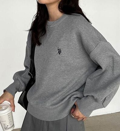 RANAN（ラナン）の「＜U.S.POLO ASSN.＞刺繍スウェットライクニット（ニット・セーター）」
