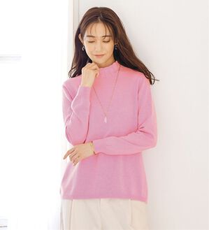 ルフラン（ルフラン）の「＜ｆｕ－ｕ＞カシミヤ１００％良質あたたかセーター（ニット・セーター）」｜さくらピンク