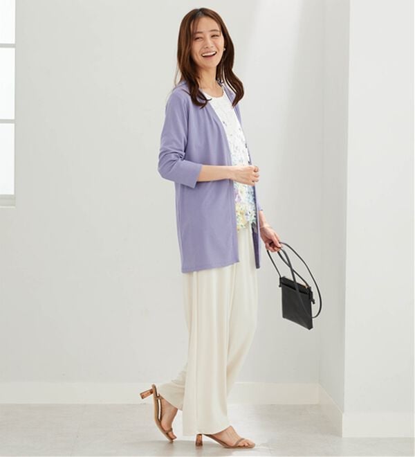 BELLUNA（ベルーナ）の「彩り花柄レースカーディガンアンサンブル（アンサンブル）」｜詳細画像