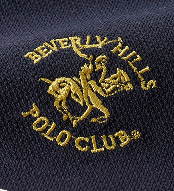 「【２枚組】＜ビバリーヒルズ・ポロクラブ＞デザインポロシャツ（メンズポロシャツ）」｜詳細画像