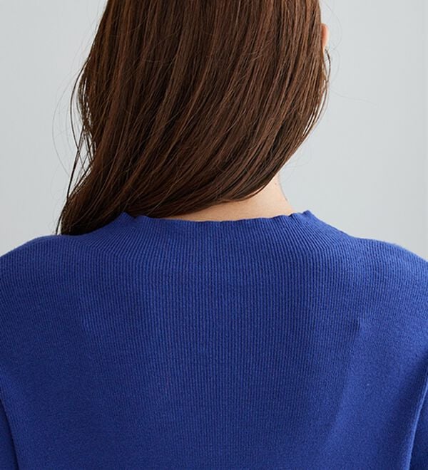 BELLUNA（ベルーナ）の「もちもち袖ボタンニットプルオーバー（ニット・セーター）」｜詳細画像