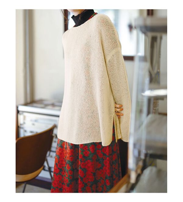 RANAN（ラナン）の「モヘア風メッシュ編ニット（ニット・セーター）」｜詳細画像