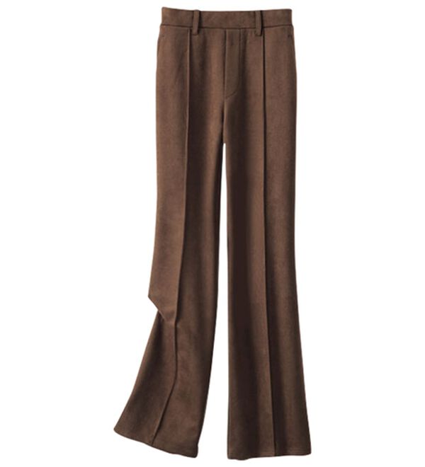 BELLUNA（ベルーナ）の「ストレッチスエード調美脚パンツ（フルレングスパンツ）」｜詳細画像