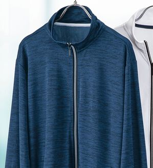 「アクティブスタンドジャケット（メンズパーカー）」｜ネイビー