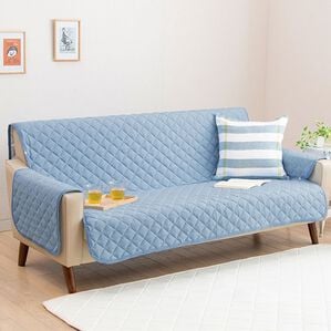 iellio（イエリオ）の「もちもちひんやり冷感抗菌防臭ソファカバー＜接触冷感・吸水速乾・ソファーカバー＞（ソファーカバー）」｜ブルー