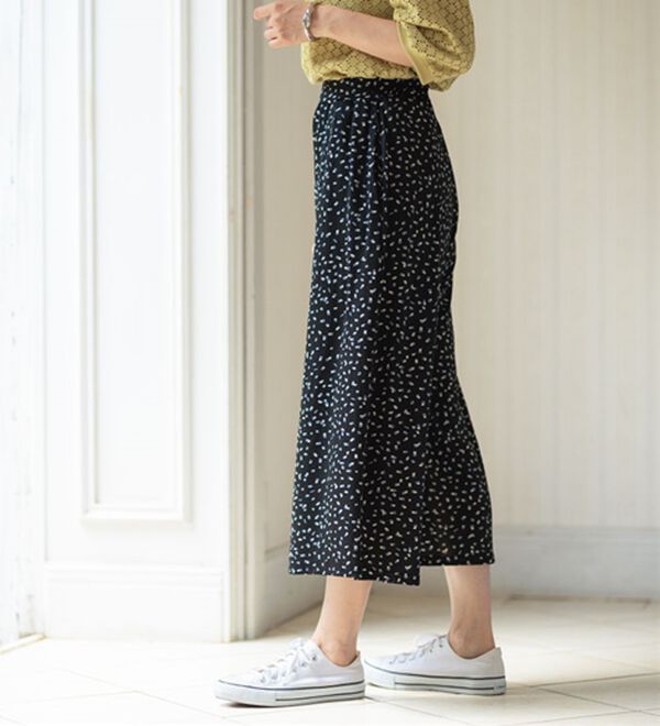 BELLUNA（ベルーナ）の「ヒンヤリ冷感イージーガウチョパンツ（ワイドパンツ・ガウチョ）」｜詳細画像