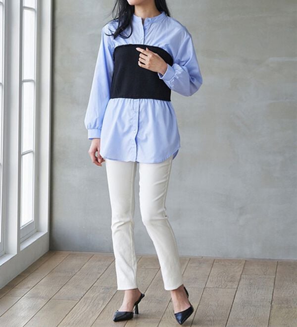 RANAN（ラナン）の「ビスチェドッキングシャツ（シャツ）」｜詳細画像