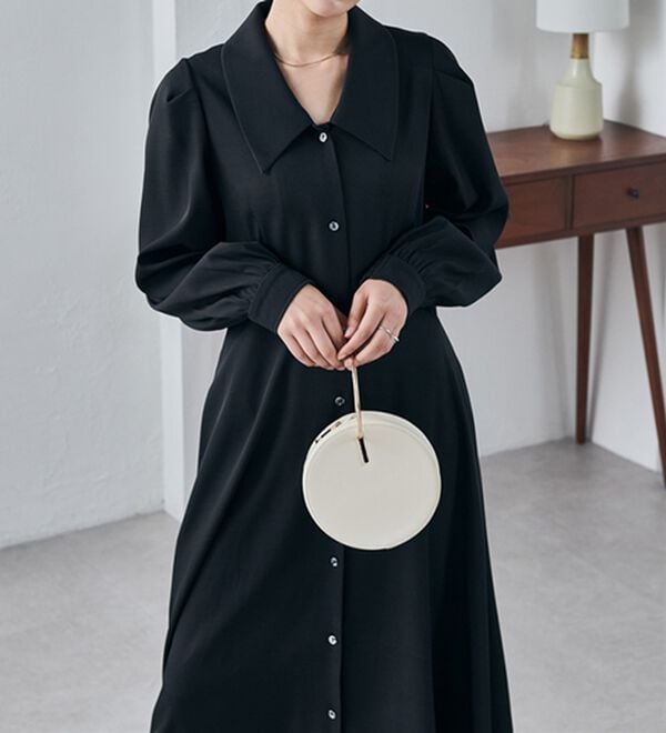 RANAN（ラナン）の「クラシカルカラーシャツワンピ（シャツワンピース）」｜詳細画像