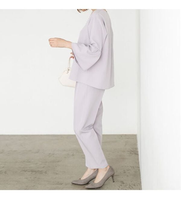 GeeRA（ジーラ）の「パールデザインセットアップ（パンツスーツ）」｜詳細画像