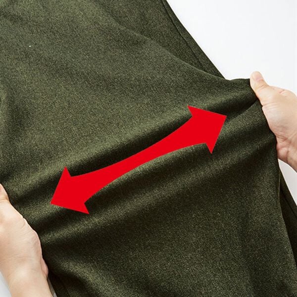 ルフラン（ルフラン）の「【３本組】ウール調裾すっきりワイドパンツ（ワイドパンツ・ガウチョ）」｜詳細画像