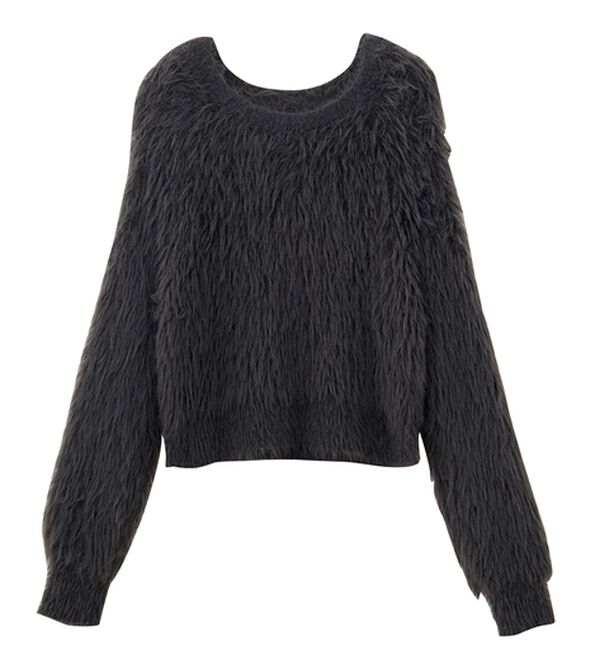 RANAN（ラナン）の「ロングフェザーシャギーニット（ニット・セーター）」｜詳細画像