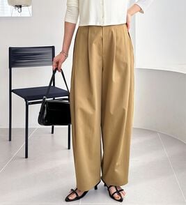 GeeRA（ジーラ）の「【体型カバー】楽ちん美脚カーブパンツ（フルレングスパンツ）」