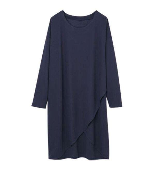 RANAN（ラナン）の「裏起毛！あったかアシメデザインチュニック（チュニック）」｜詳細画像