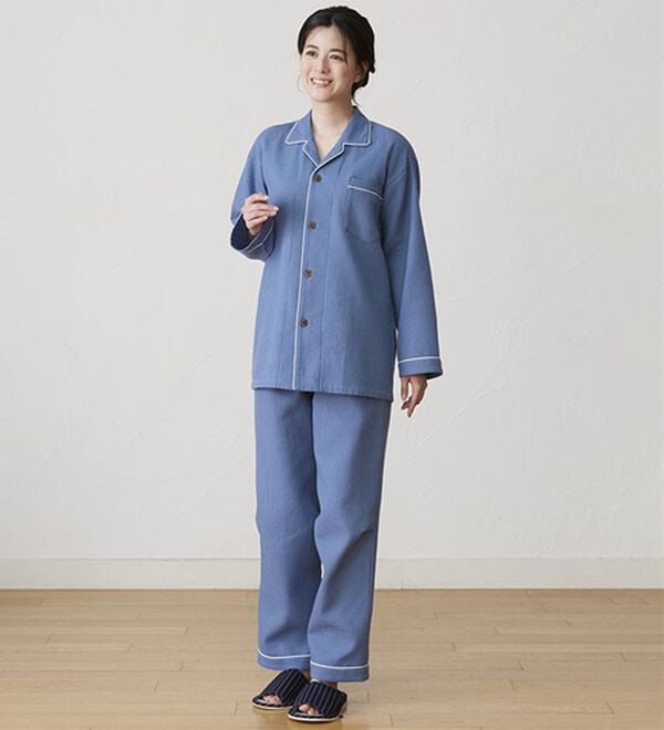 GOOD SLEEP（R）＞綿100％快眠設計ワッフルパジャマ