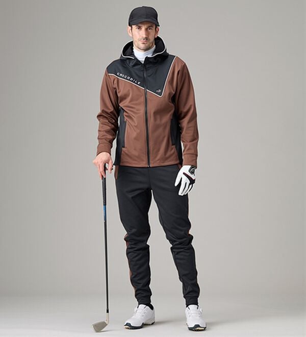 「＜クロコダイル＞防風ストレッチアクティブスーツ（メンズスポーツウェア（ボトム））」｜詳細画像