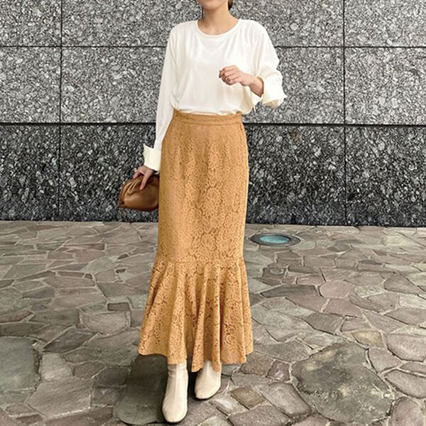 RANAN（ラナン）の「異素材使いカットソー（カットソー）」｜詳細画像