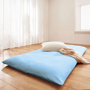「厚みがある敷布団専用カバー（敷布団カバー・シーツ）」｜ブルー