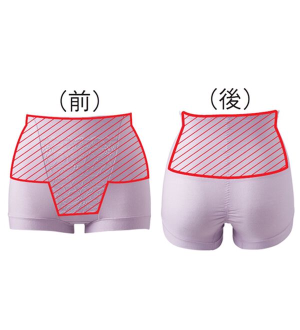 LAVIENNE（ラヴィエンヌ）の「【５色組】綿混　毎日はきたいあったか骨盤補整ショーツ（ショーツ）」｜詳細画像