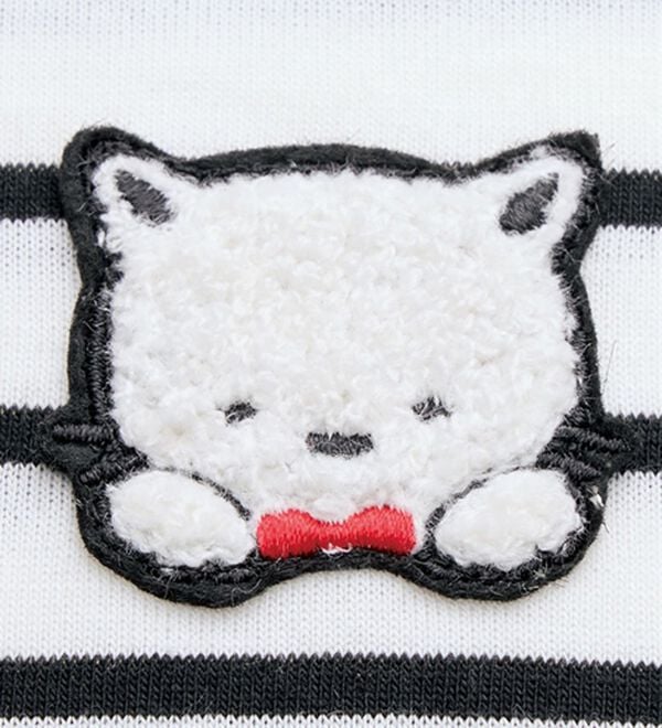 ルフラン（ルフラン）の「【２色組】まんまるねこのＴシャツセット（Tシャツ）」｜詳細画像