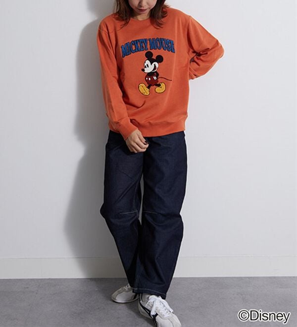 BELLUNA（ベルーナ）の「＜Ｄｉｓｎｅｙ＞【ミッキー】さがら刺しゅう裏毛トレーナー（カットソー）」｜詳細画像