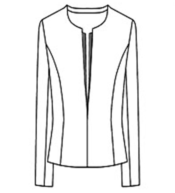 BELLUNA（ベルーナ）の「北陸幾何柄ジャカードワンピースアンサンブル（ブラックフォーマル（喪服・礼服））」｜詳細画像