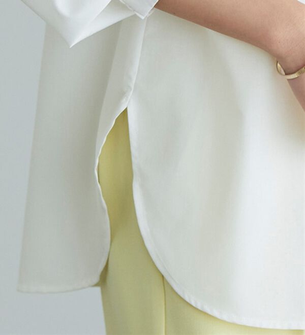 Pierrot（ピエロ）の「２ｗａｙパールボタンブラウス（ブラウス）」｜詳細画像