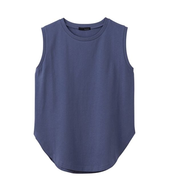 RANAN（ラナン）の「ひんやり！＜BC＞綿100％タンクトップ【選べる着丈】（カットソー）」｜詳細画像