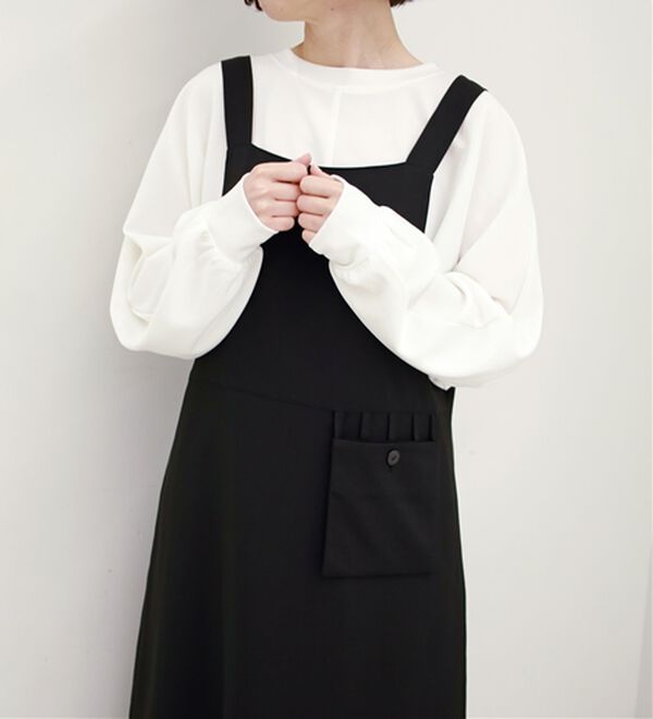 BELLUNA（ベルーナ）の「ポケットが可愛いジャンパースカート（その他ワンピース）」｜詳細画像